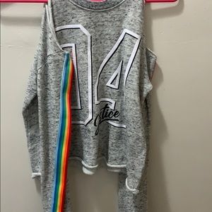Justice girls size 12 long sleeve